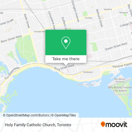 Holy Family Catholic Church map