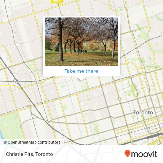 Christie Pits map