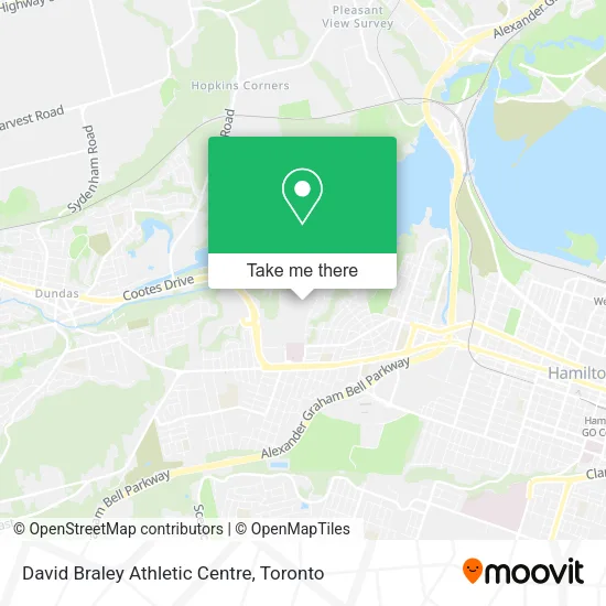 David Braley Athletic Centre map