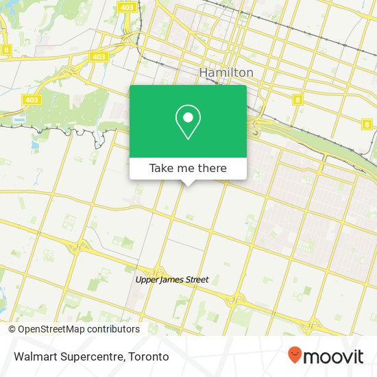 Walmart Supercentre map