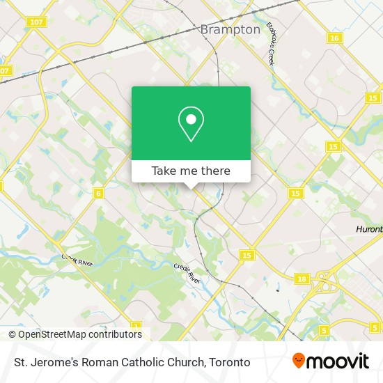 St. Jerome's Roman Catholic Church map