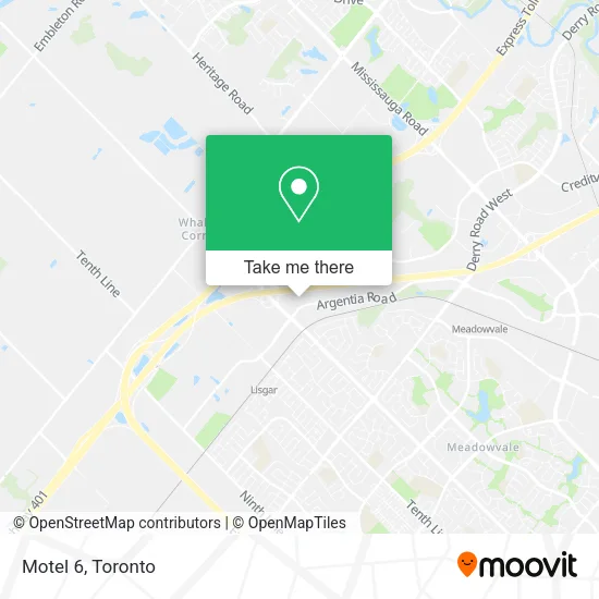 Motel 6 map