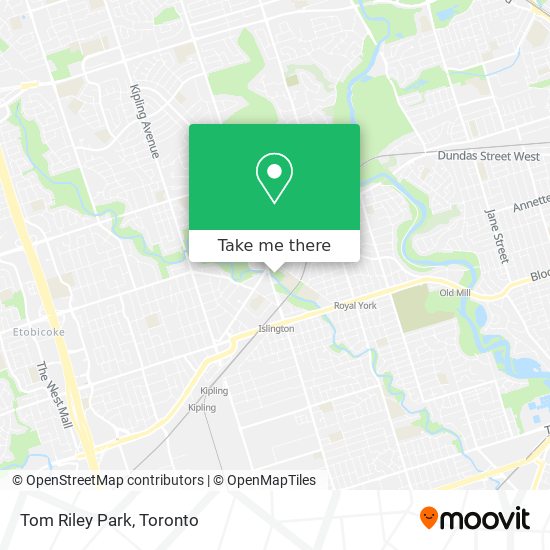 Tom Riley Park map