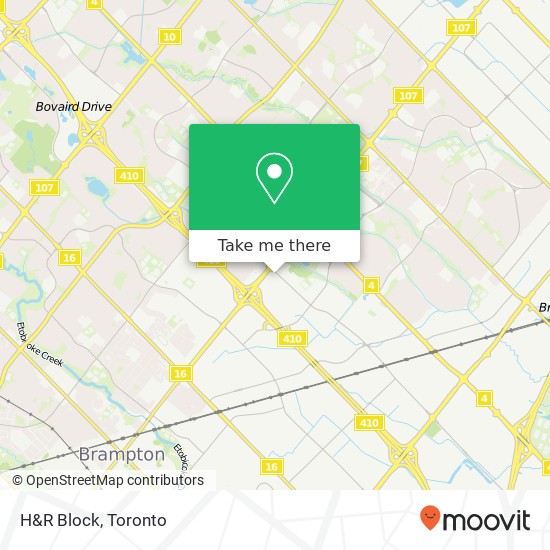 H&R Block map