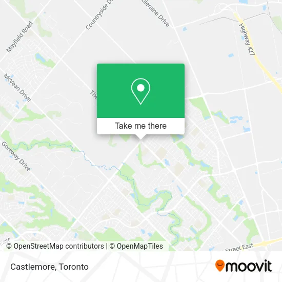Castlemore map
