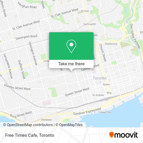 Free Times Cafe map