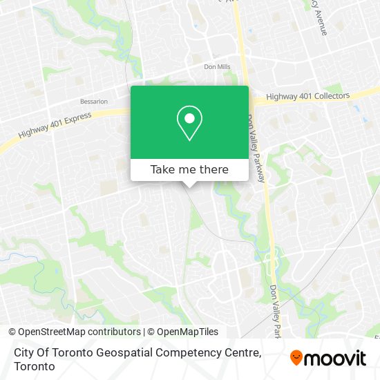 City Of Toronto Geospatial Competency Centre plan