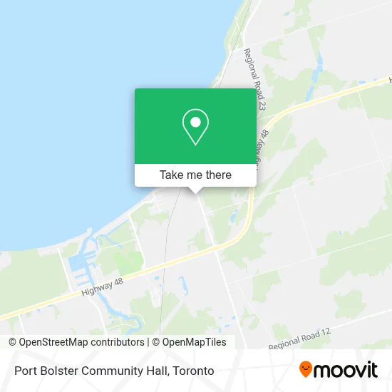 Port Bolster Community Hall map