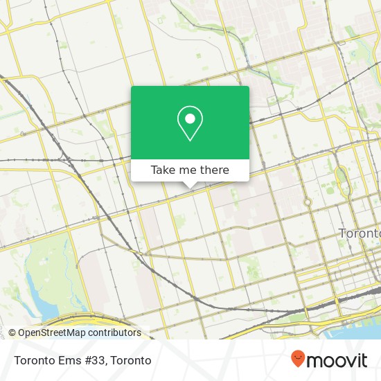 Toronto Ems #33 map