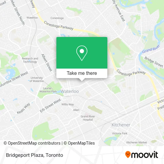 Bridgeport Plaza map