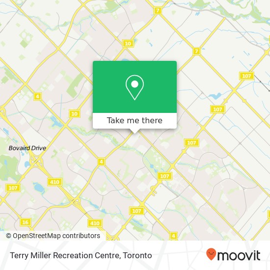 Terry Miller Recreation Centre plan