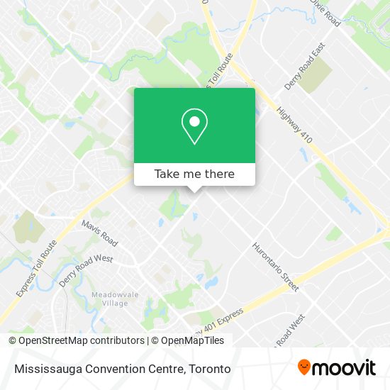 Mississauga Convention Centre map