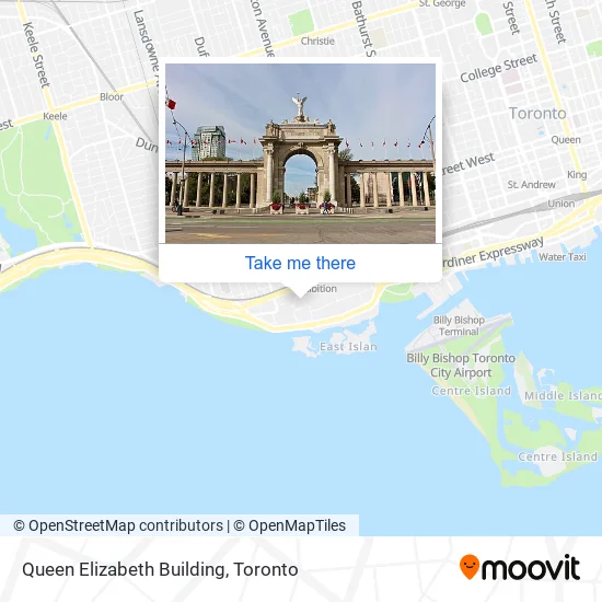 Queen Elizabeth Building map