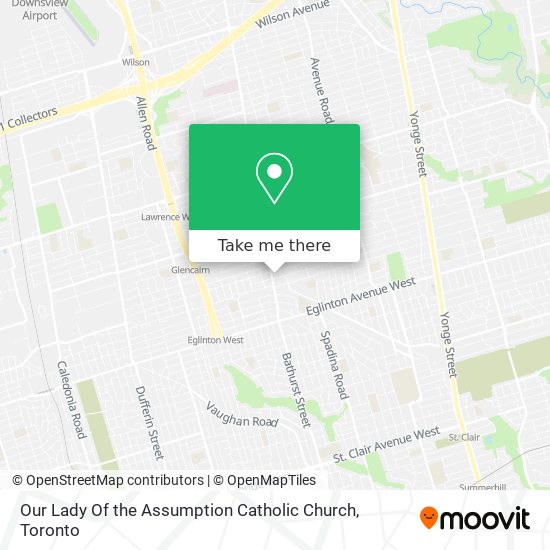 Our Lady Of the Assumption Catholic Church plan