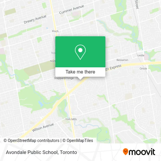 Avondale Public School map