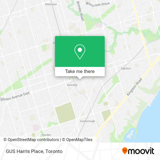 GUS Harris Place map