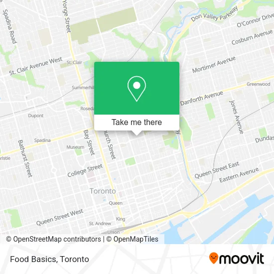 Food Basics map