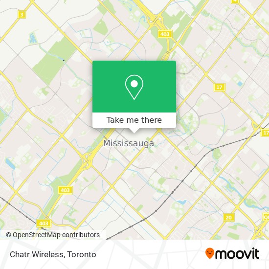 Chatr Wireless map