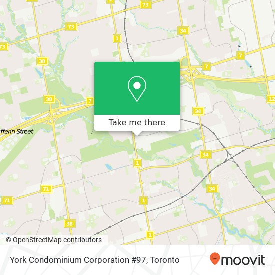York Condominium Corporation #97 map