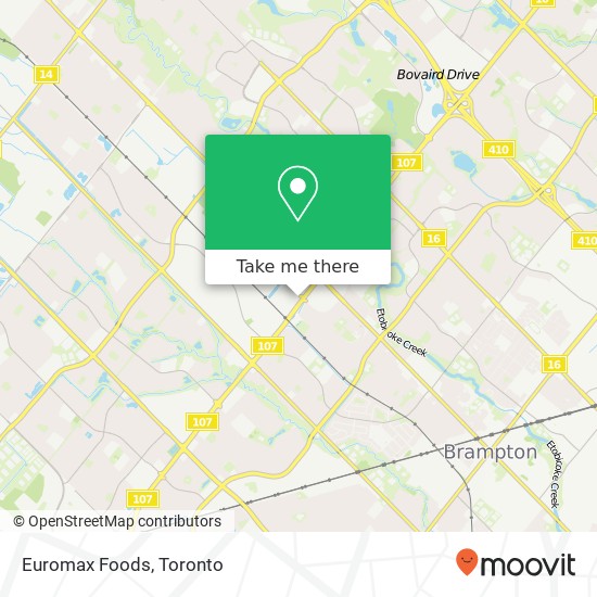 Euromax Foods map