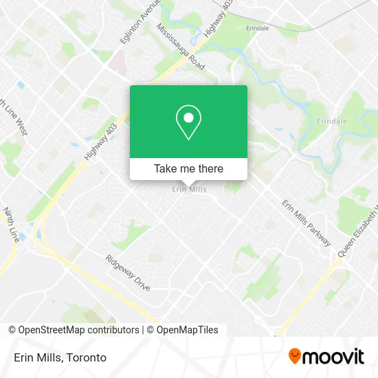 Erin Mills map
