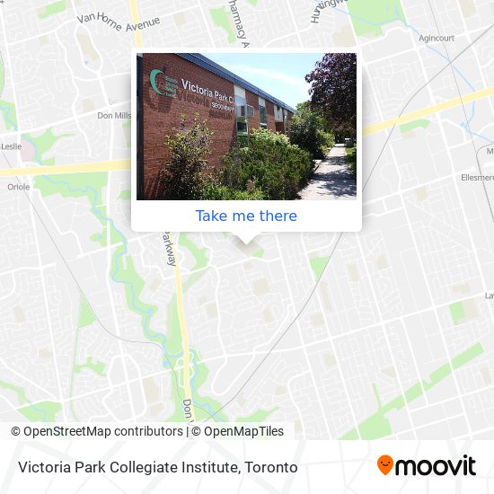 Victoria Park Collegiate Institute map
