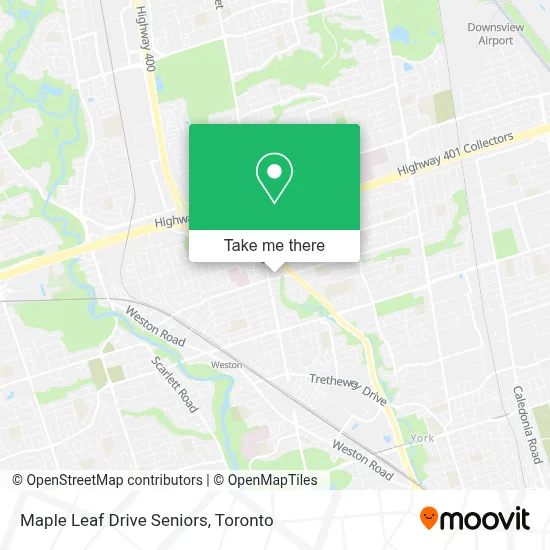 Maple Leaf Drive Seniors map