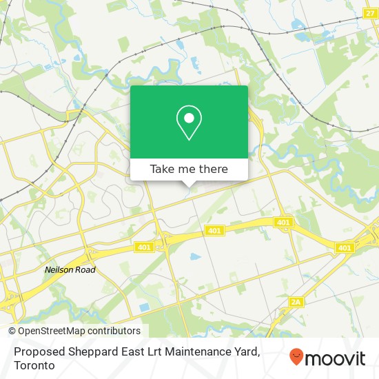 Proposed Sheppard East Lrt Maintenance Yard plan