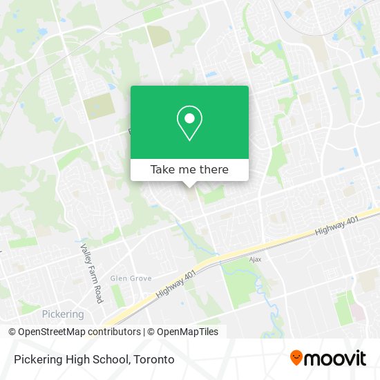 Pickering High School map