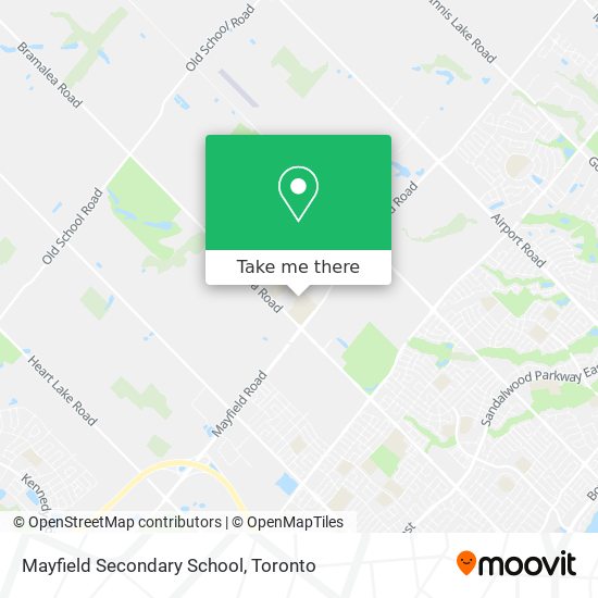 Mayfield Secondary School map