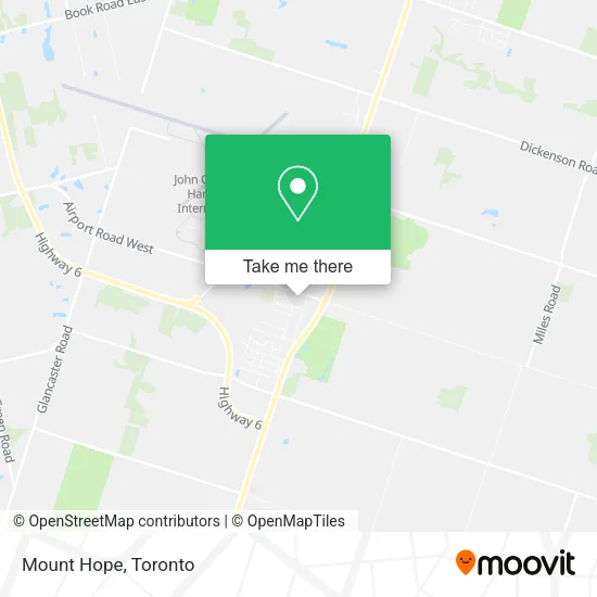Mount Hope map
