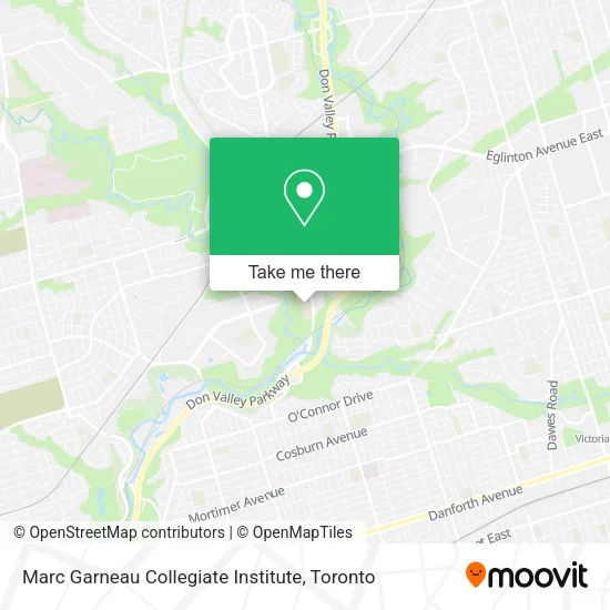 Marc Garneau Collegiate Institute map