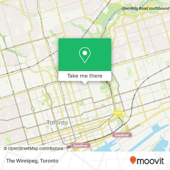 The Winnipeg map