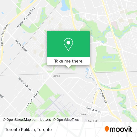 Toronto Kalibari map