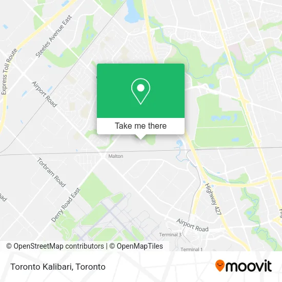Toronto Kalibari map