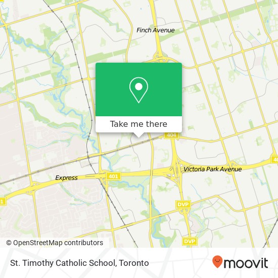 St. Timothy Catholic School map