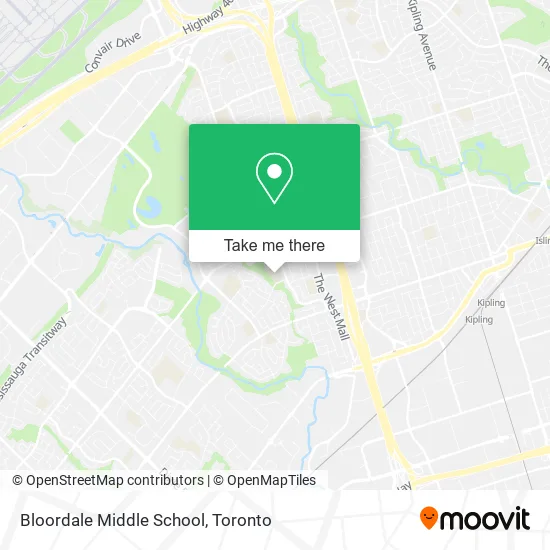 Bloordale Middle School map