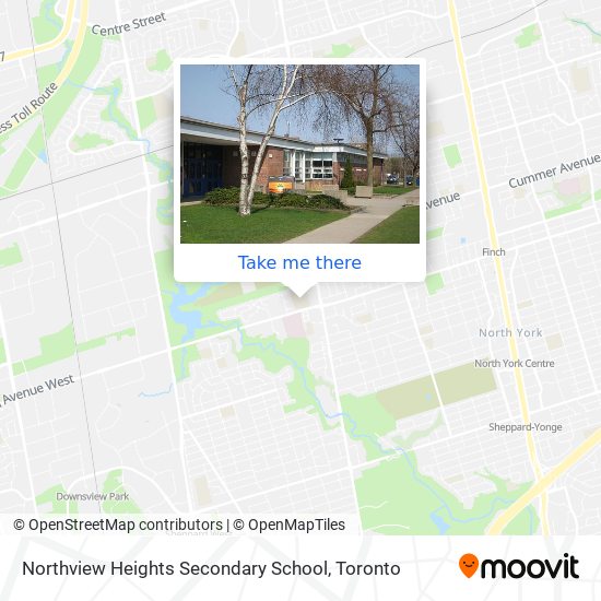 Northview Heights Secondary School map