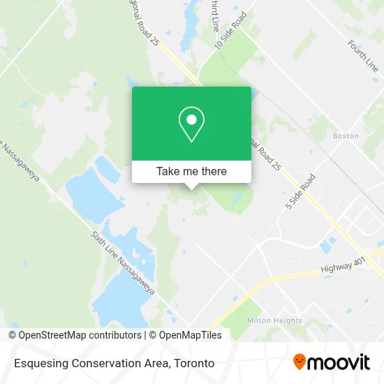 Esquesing Conservation Area map