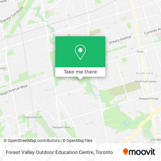 Forest Valley Outdoor Education Centre map