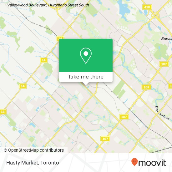 Hasty Market map
