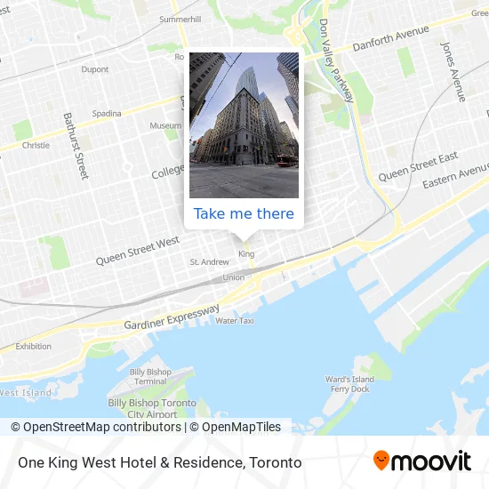 One King West Hotel & Residence map