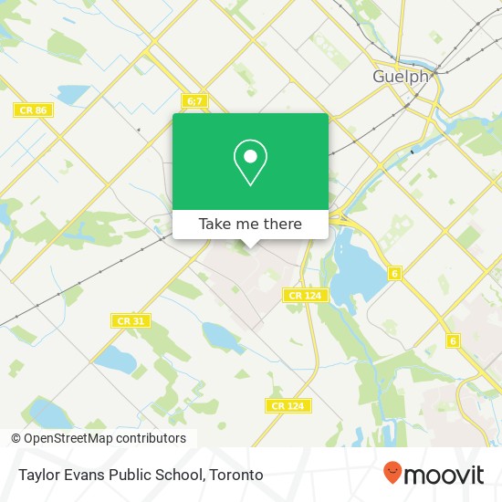 Taylor Evans Public School map