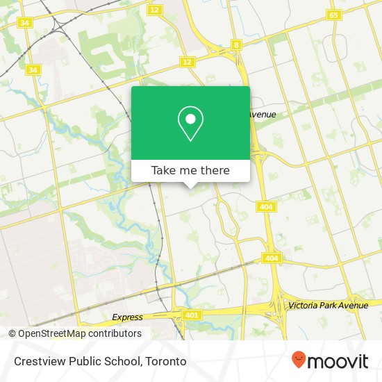 Crestview Public School map