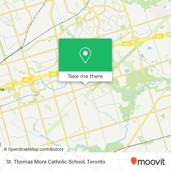 St. Thomas More Catholic School map