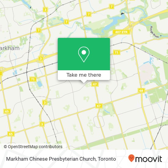 Markham Chinese Presbyterian Church map