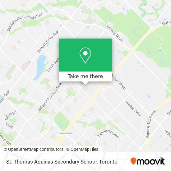 St. Thomas Aquinas Secondary School plan