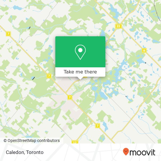 Caledon map