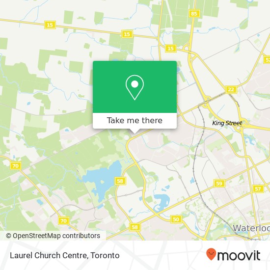 Laurel Church Centre map