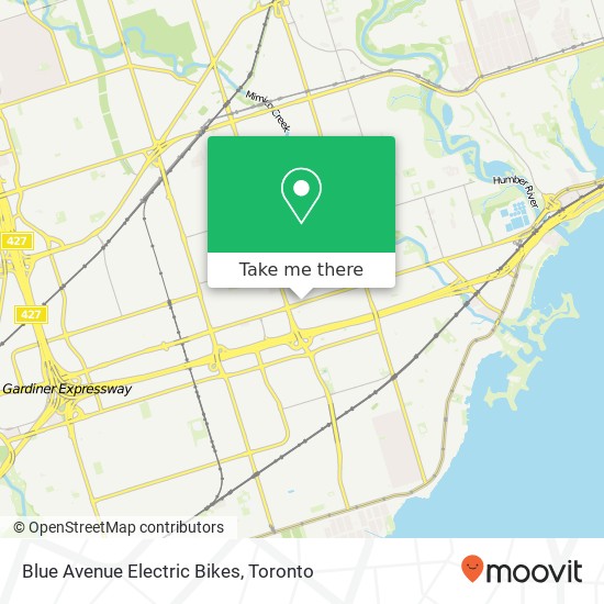 Blue Avenue Electric Bikes map